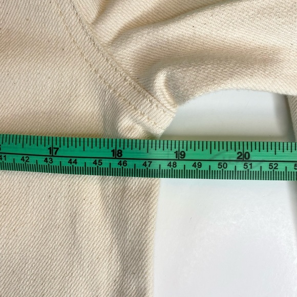 Faherty Overland Twill Jumpsuit Womens Small Natural Ivory Cream Casual NWT - Picture 10 of 13